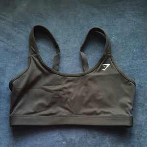 Gymshark scoop neck training Sports Bra - Black